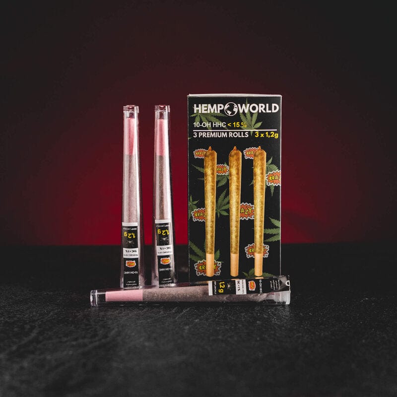 10-OH HHC előhengerlési kötés 3 db Virágkötés előre hengerelve