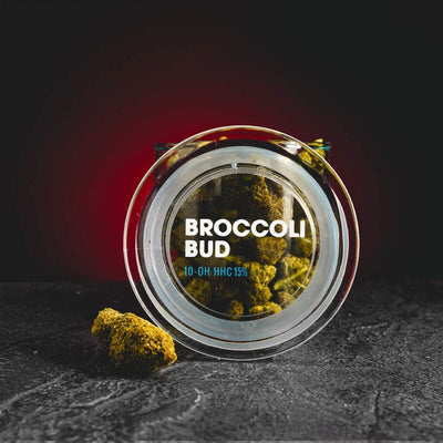 Kratom World 10-OH HHC Flowers Brokkoli Bud 42% 10-OH-HHC Izolátum Minőség 10OHHHC Virágbolt Prágai Vape