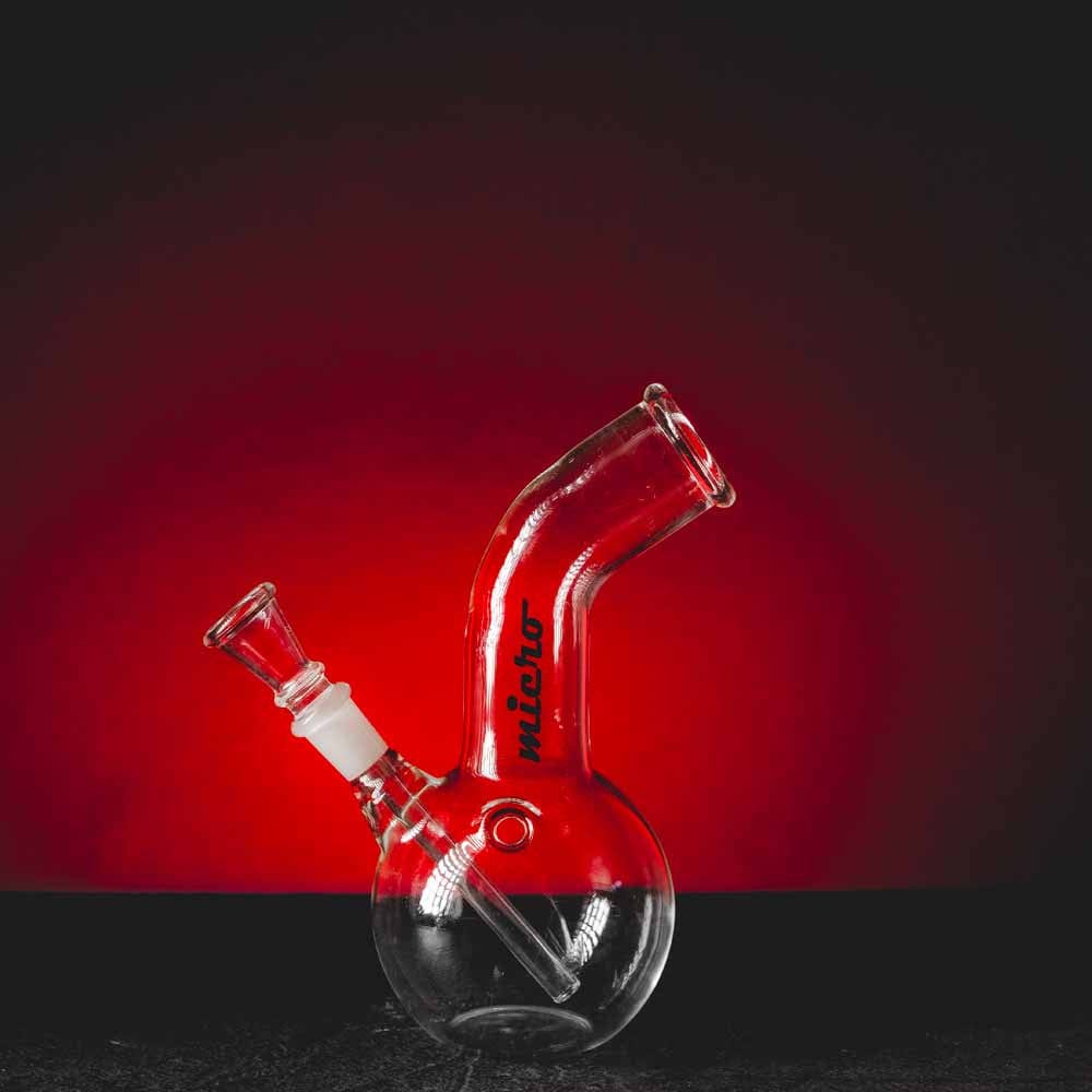 Minőségi kis üvegbong Micro 21 cm Kratom World HHC CBD