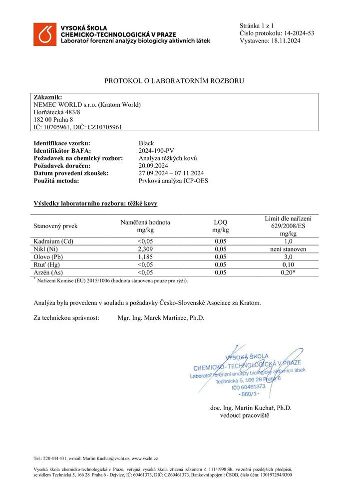 kratom világ laboratóriumi tesztek nehézfémek kratom tesztek kratom eladás magyarországi kratom tesztelt laboratórium által tesztelt kratom black kratom