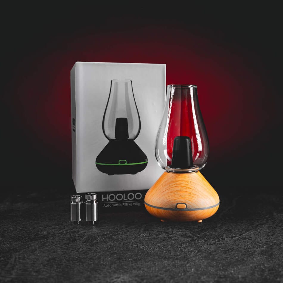 Kratom World diffúzor szárított gyógynövényekhez és aromaolajokhoz – univerzális készülék szárított gyógynövényekhez, koncentrátumokhoz és 510 cartridge patronokhoz üveg feltéttel