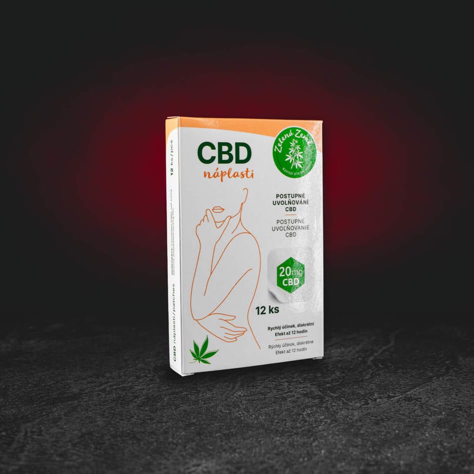 Funkcionális CBD tapaszok 12 db – transzdermális tapaszok 20 mg CBD-vel