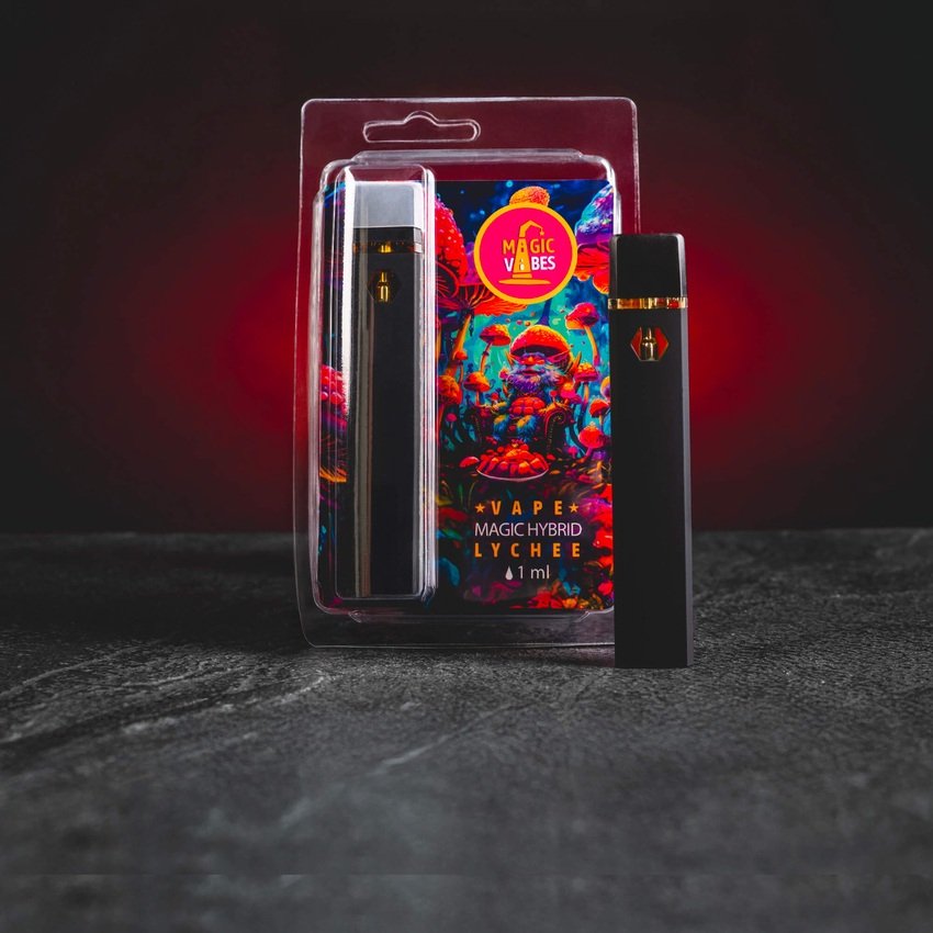 Magic Mix Vape Lychee – prémium eldobható vape toll innovatív kannabinoidokkal és egzotikus licsi ízzel az egyedülálló relaxációs élményért. kratom world magic mix vaporizátor vape kratomworld eladás