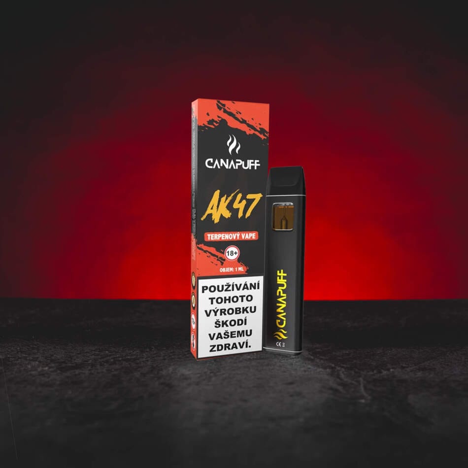 Terpene Vape AK47 1 ml – kannabisz terpének édes, földes, fűszeres és fás aromával