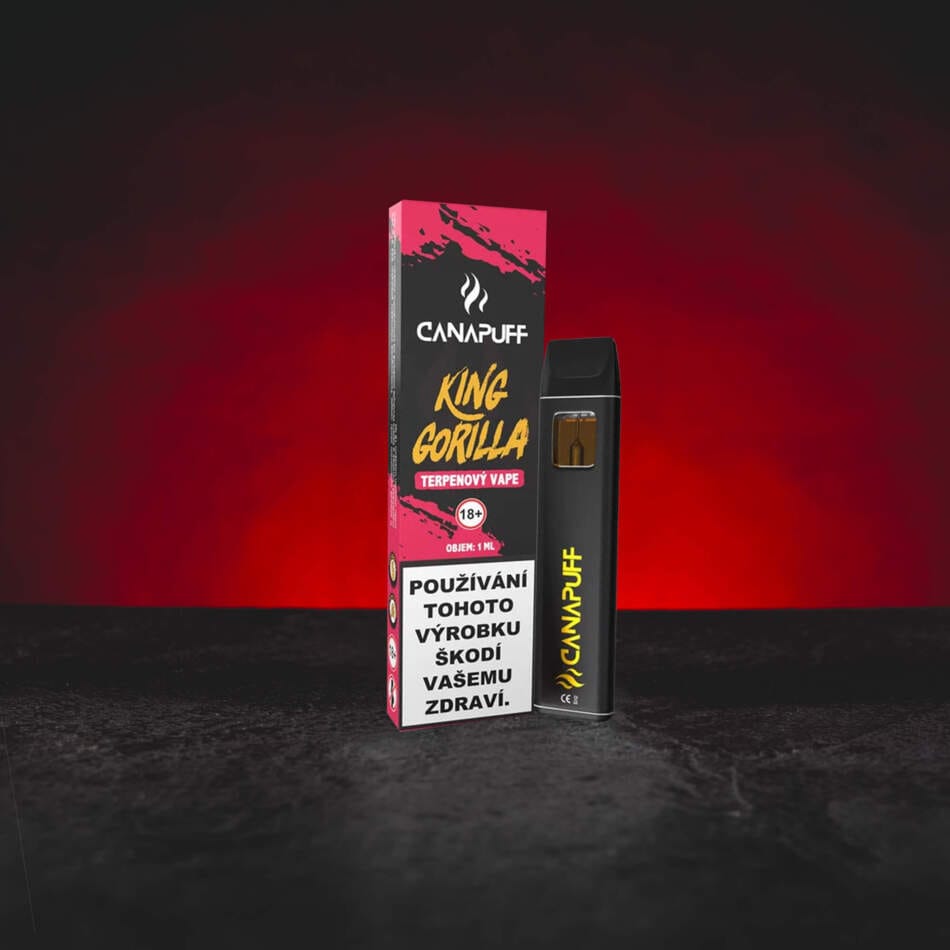 Terpene Vape King Gorilla 1 ml – kannabisz terpének sötét gyümölcsös, fűszeres és földes aromával