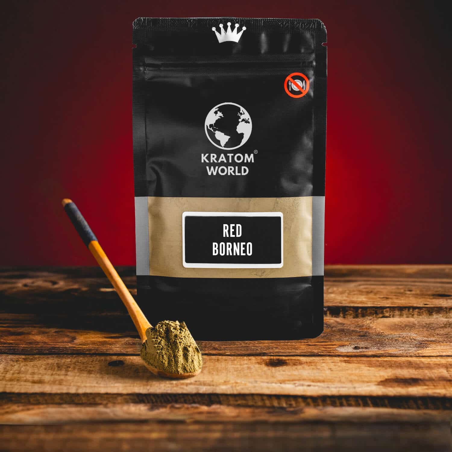Kratom World Red Borneo por piros borneo teáskanál